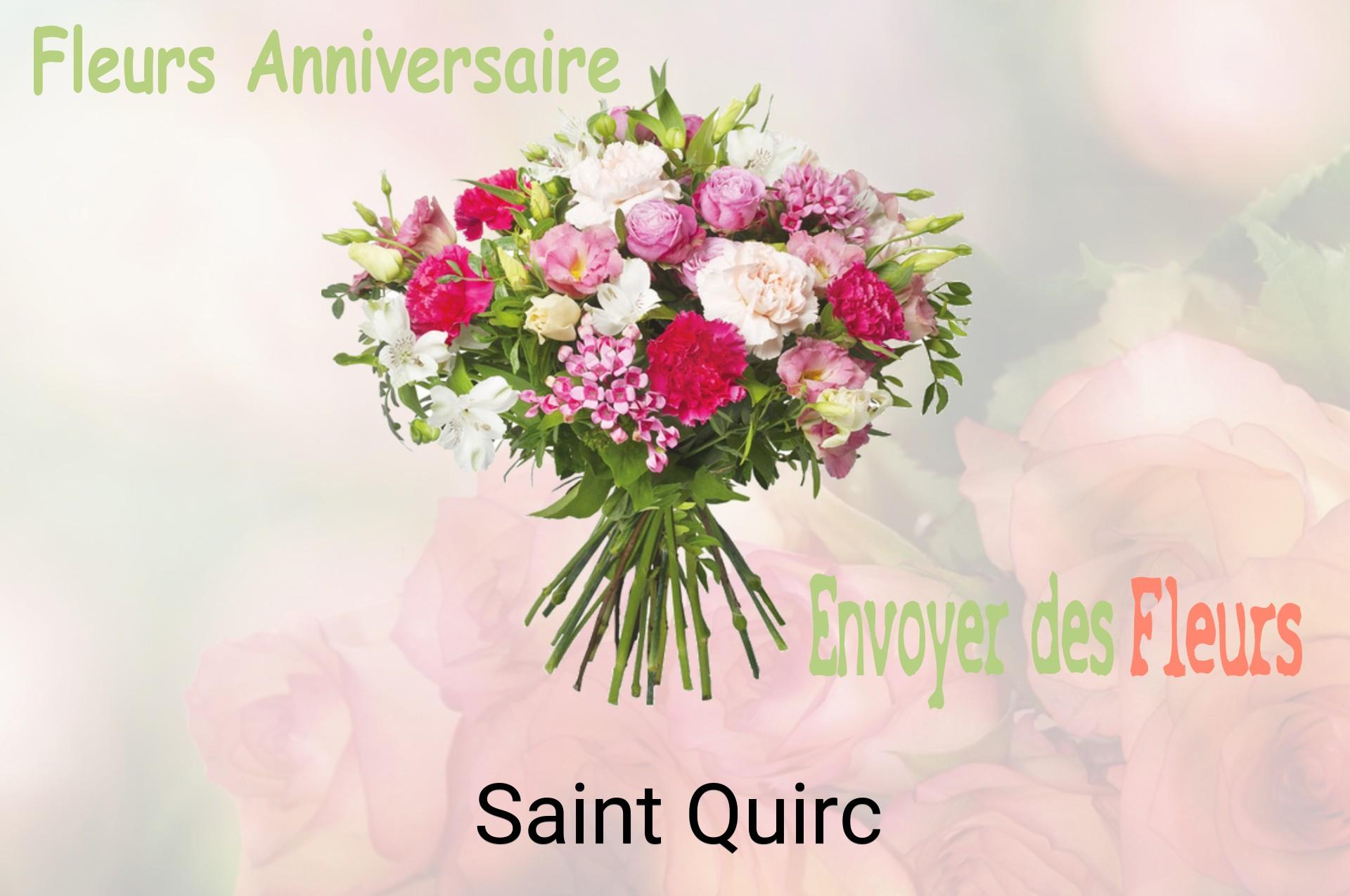 Bouquet de fleurs d’anniversaire livré à Saint-Quirc