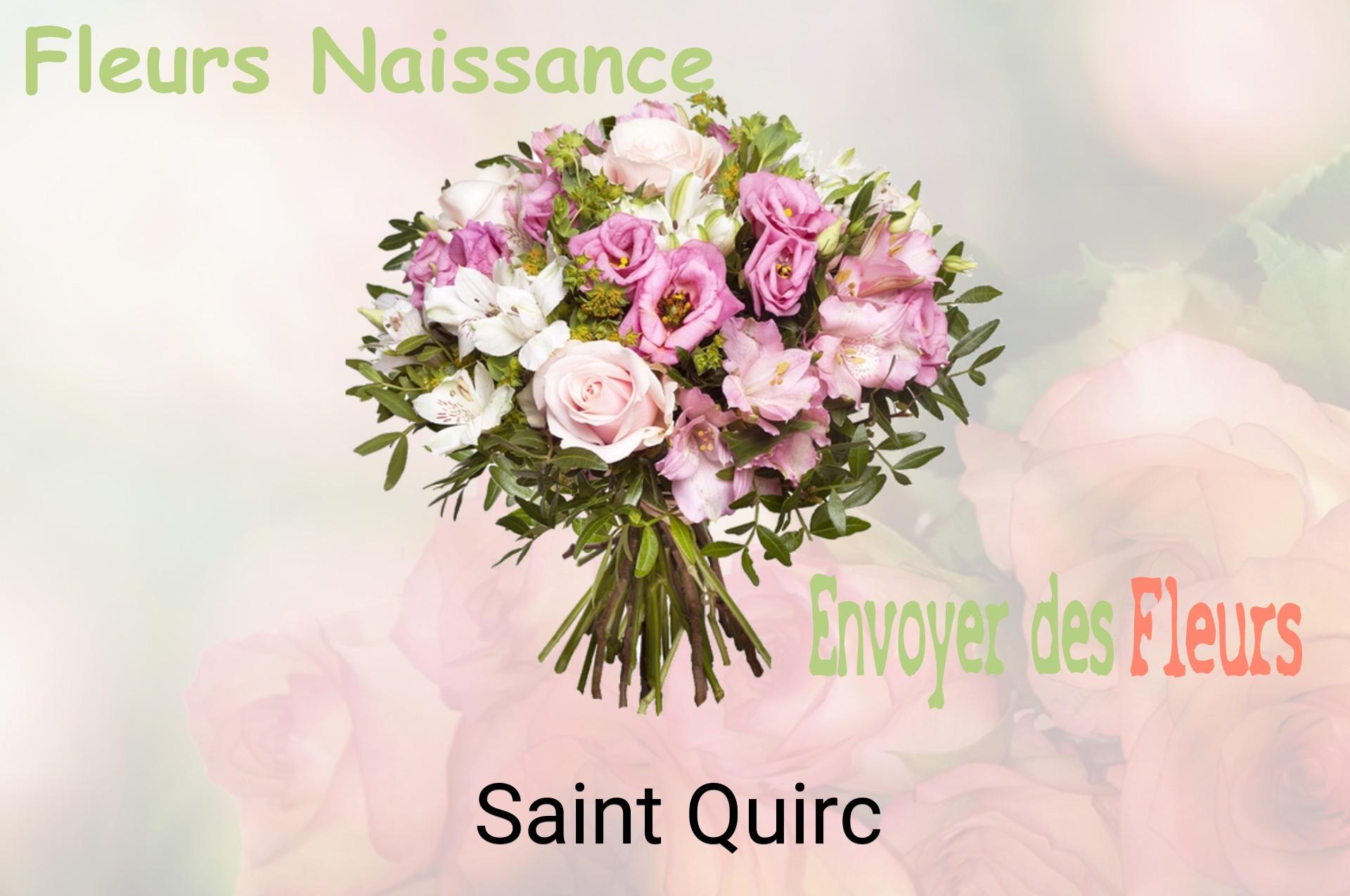 Bouquet de fleurs de naissance livré à Saint-Quirc